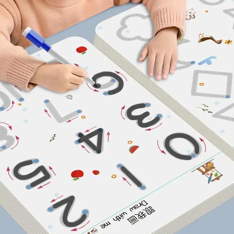 Kids Educational Workbooks - Magical Tracing Workbook Educational Montessori Books