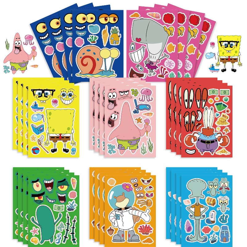 Kids Home Education - SpongeBob SquarePants Interactive Educational Jigsaw Puzzle