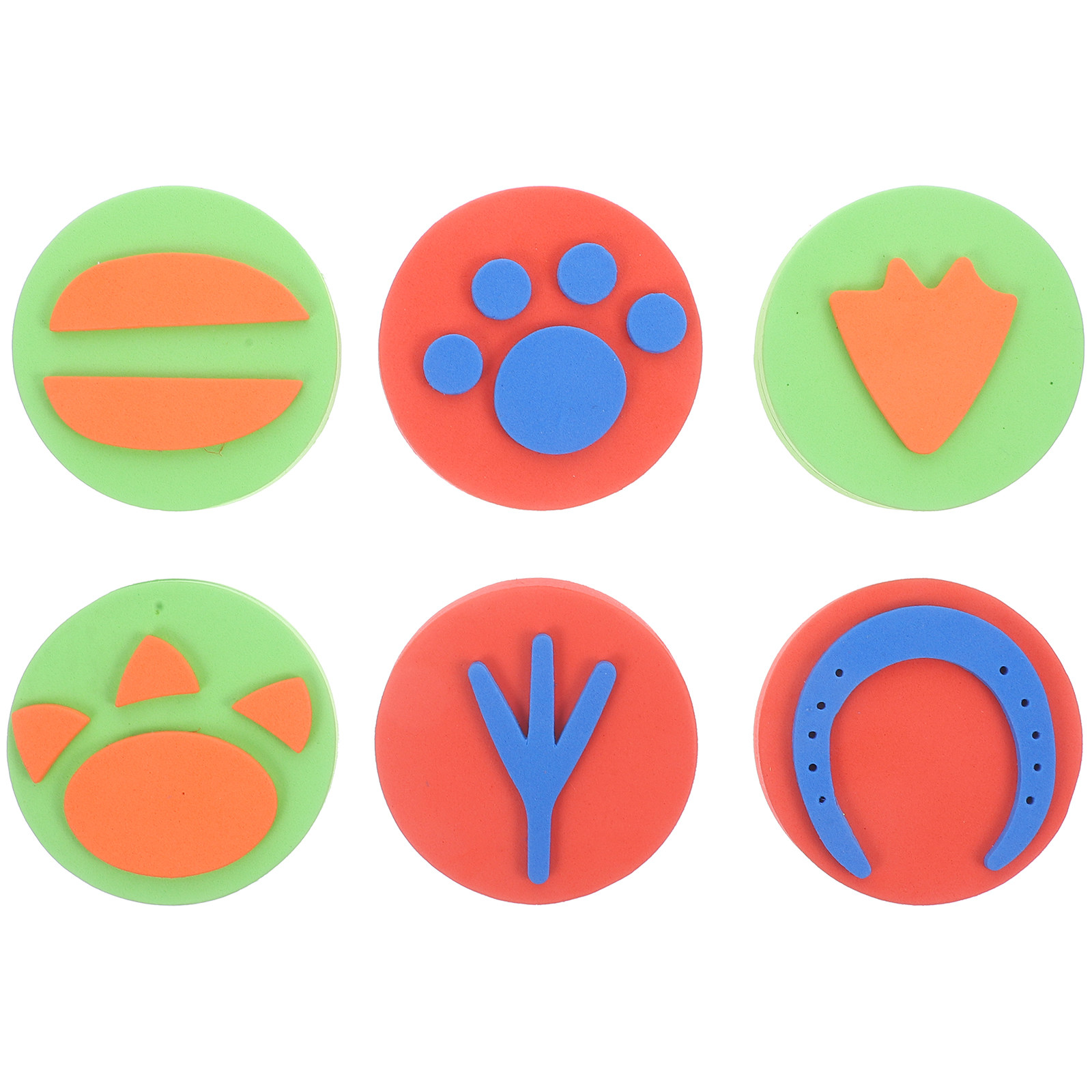 Kids Education Tools - 6Pcs Assorted Pattern Eva Kids Animal