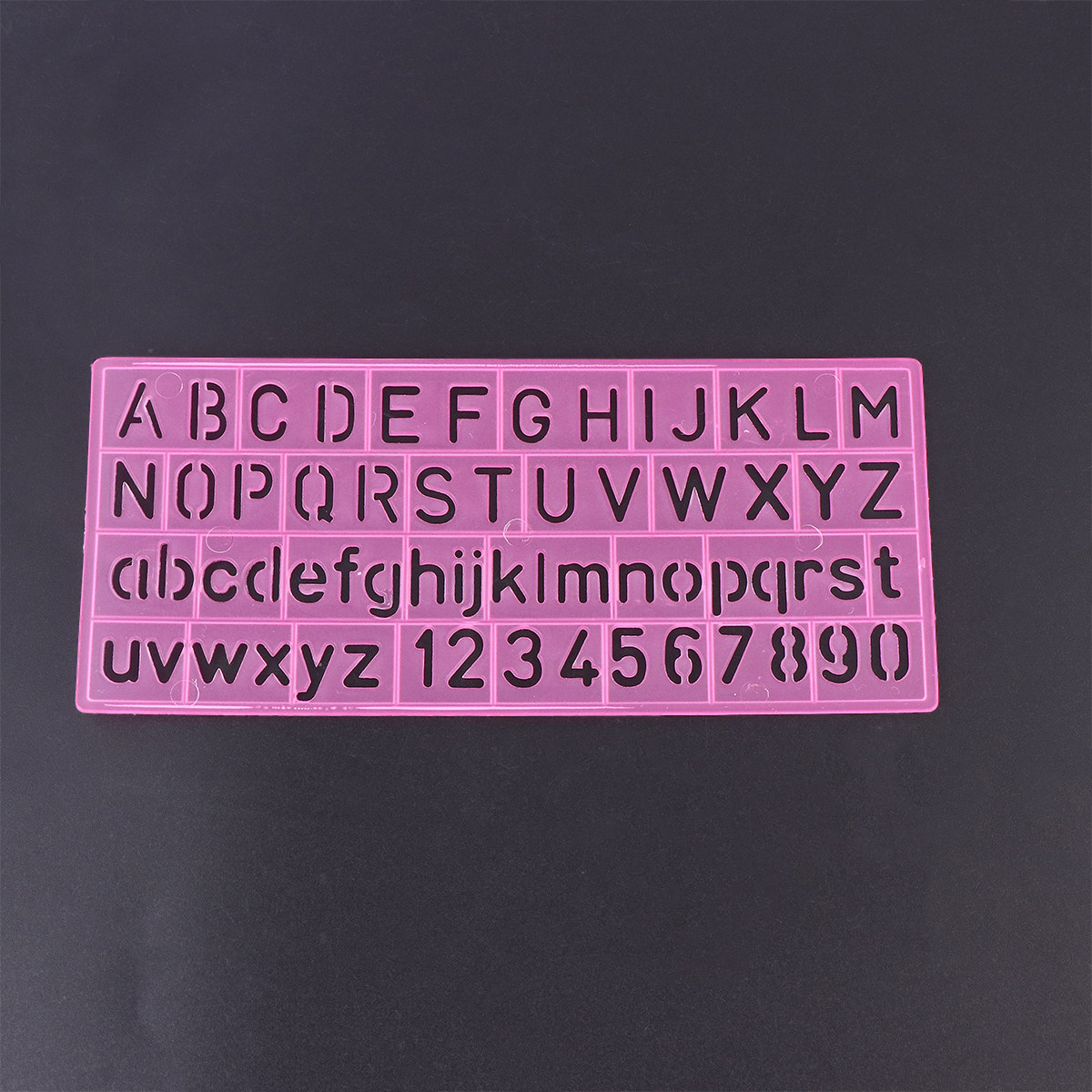 Kids Education Number - 4Pcs Plastic Graffiti Rulers Alphabet Numbers