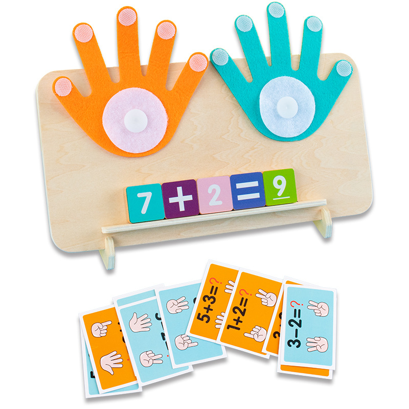 Kids Education Number - Kids Montessori Toys Wooden Finger Numbers
