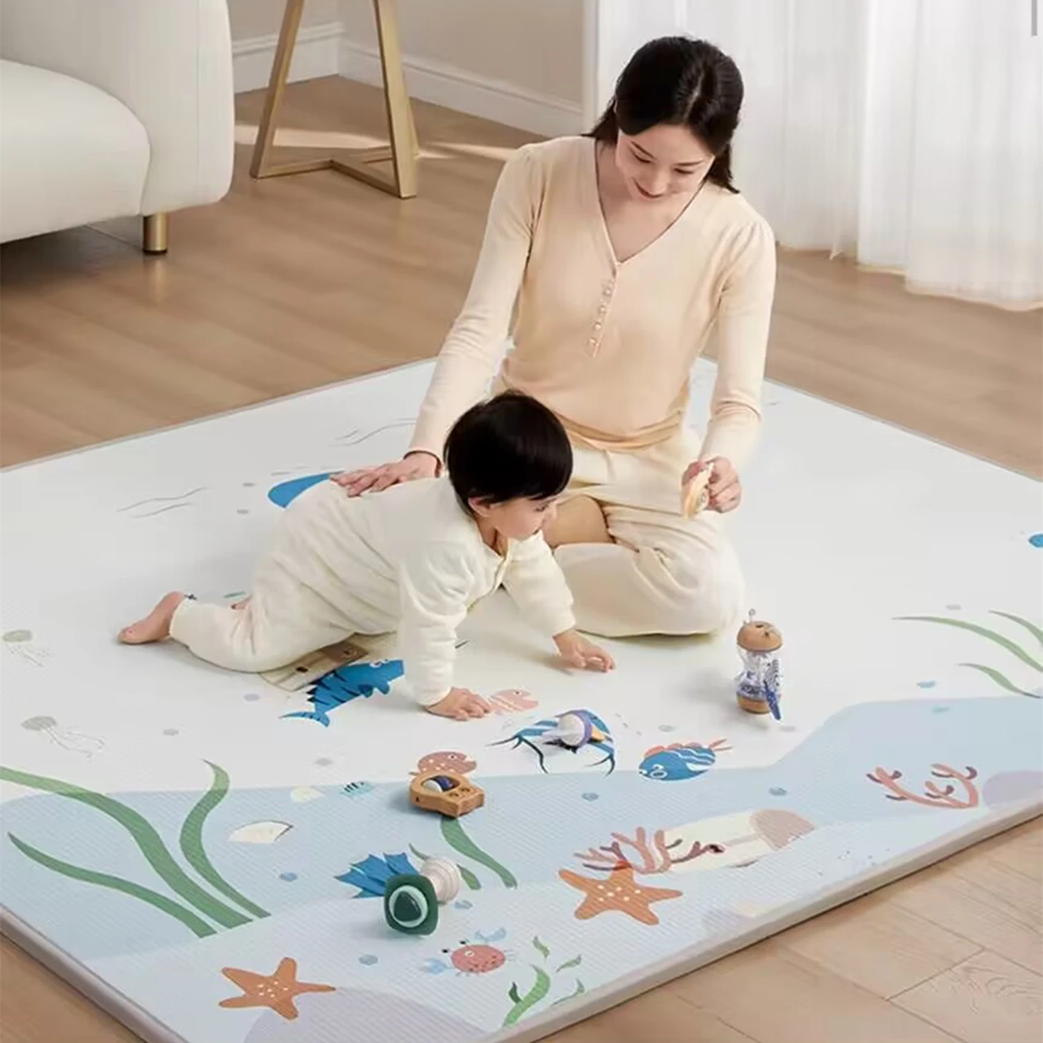 Kids Education Bd - Waterproof Thick 1cm Baby Play Mat