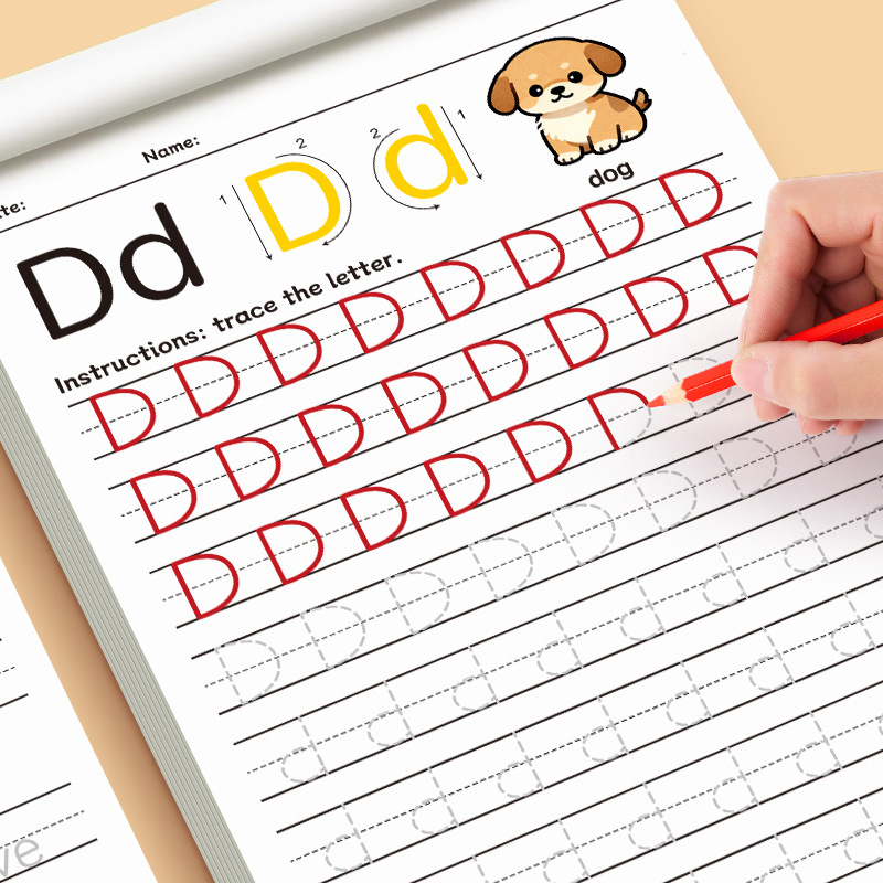 Kids Educational Workbooks - 26 Alphabet Tracing Letter Workbook Handwriting