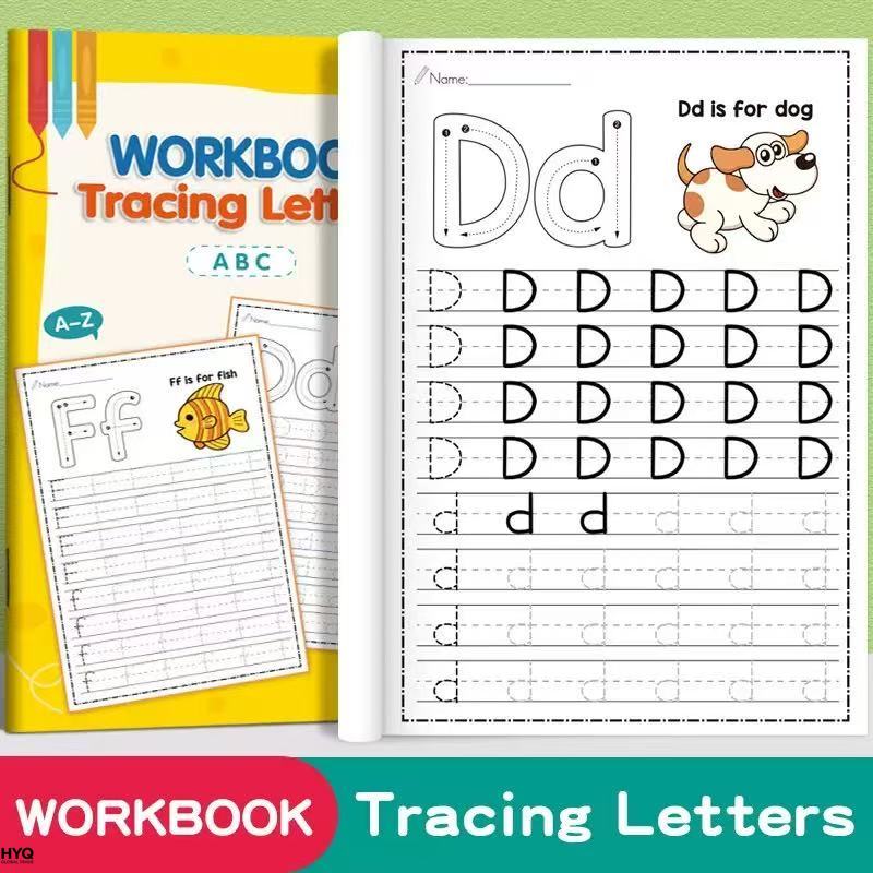 Kids Educational Workbooks - Children Calligraphy 26 Alphabet Tracing Workbook