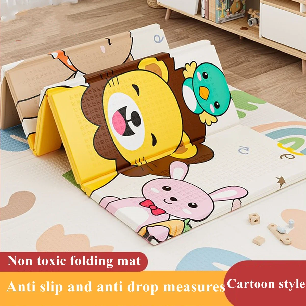 Non-Toxic Baby Play Mat Foldab - огляд і ціна Kids Education Nursery