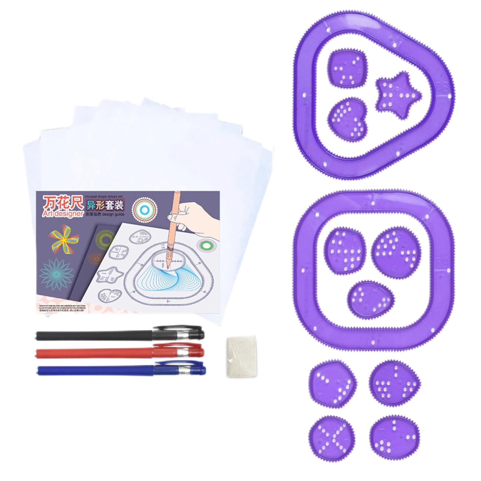 Colorful Spirograph Set Kids M - огляд і ціна Kids Education Drawing