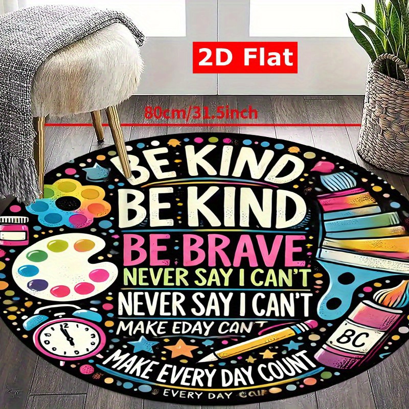 Be Kind Be Brave Motivational  - огляд і ціна Kids Education Quote