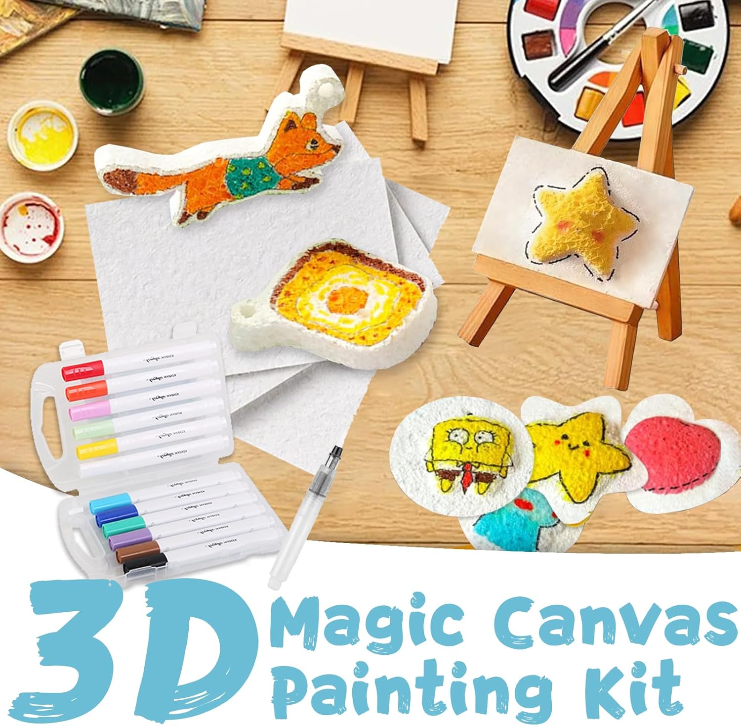3D Puffy Foam Texture Painting - огляд і ціна Kids Education Drawing