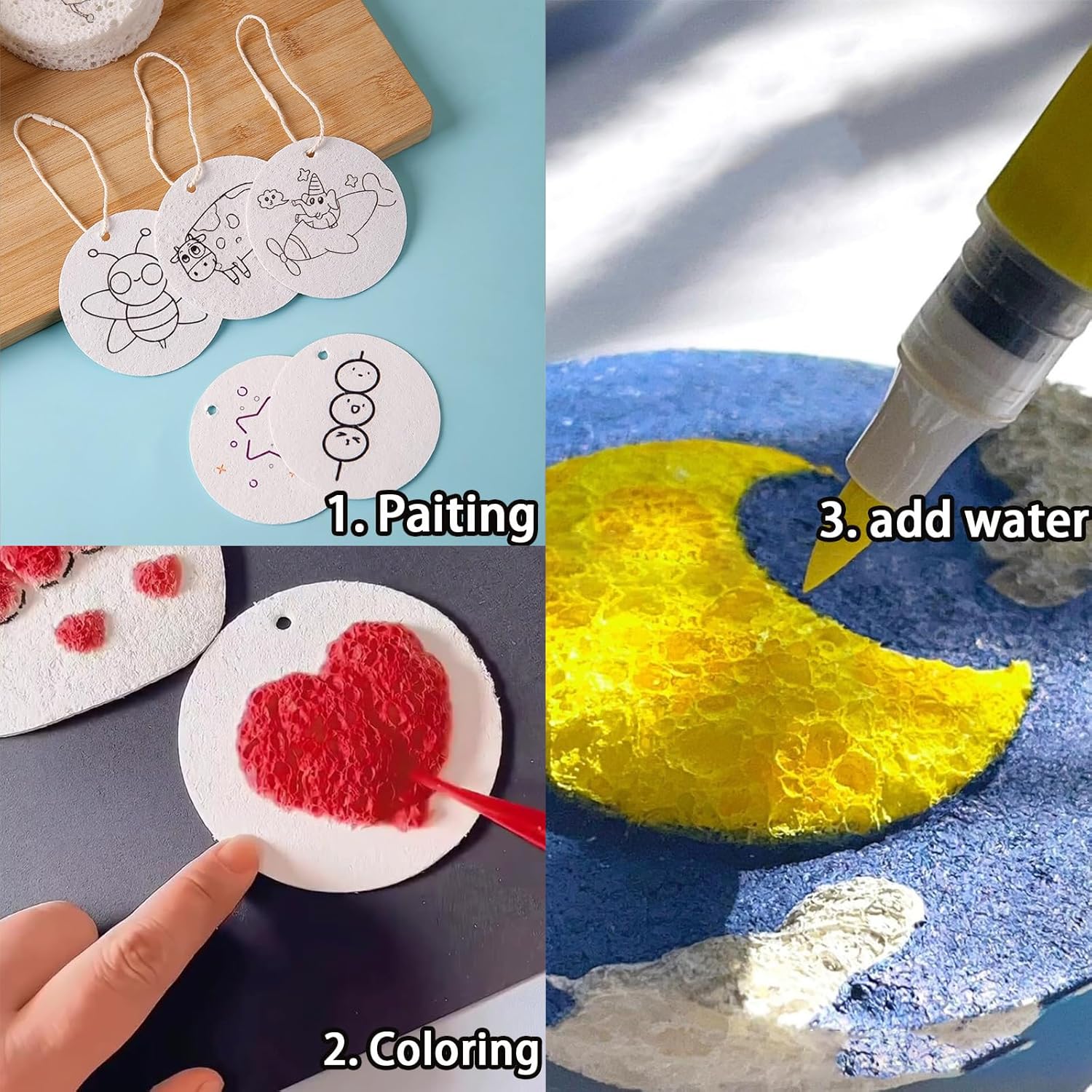 3D Puffy Foam Texture Painting - огляд і ціна Kids Education Drawing