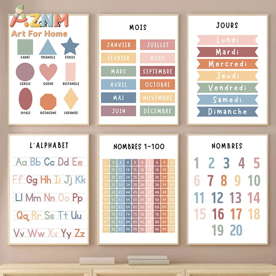 English French Number Alphabet - огляд і ціна Kids Education Number