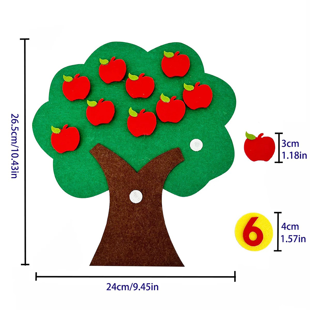 Montessori Fruit Tree Counting - огляд і ціна Kids Education Number