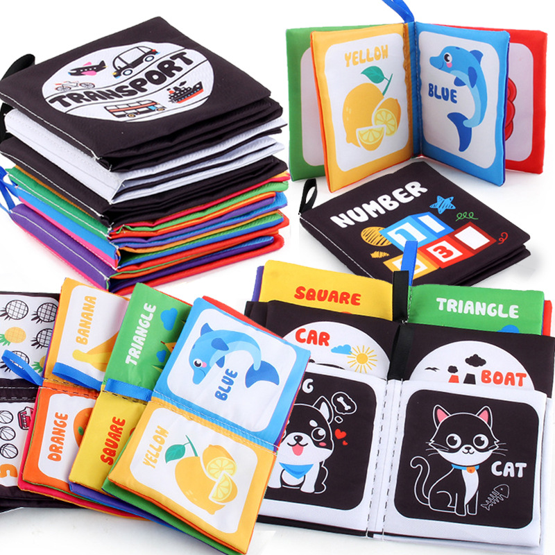 Baby Cloth Book for Newborns 0 - огляд і ціна Kids Early Education Books