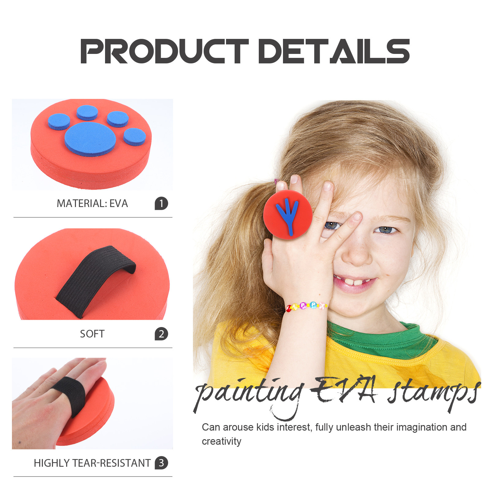 6Pcs Assorted Pattern Eva Kids - огляд і ціна Kids Education Tools