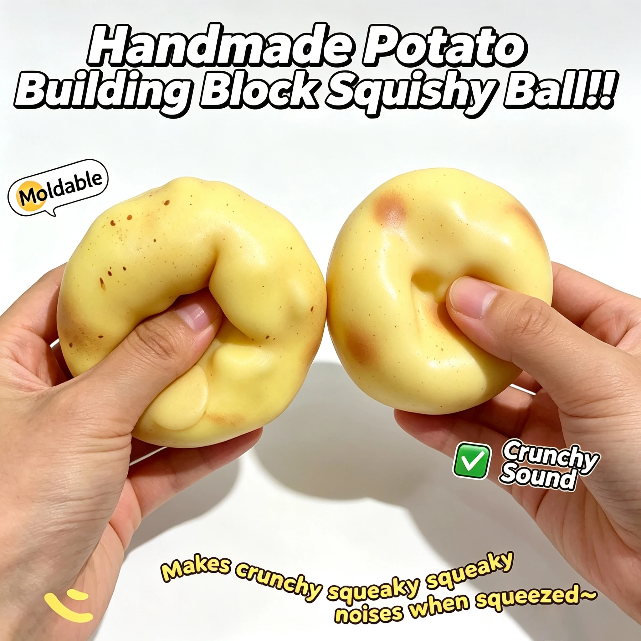 Crunchy Potato Squishy Stress  - огляд і ціна Online Educational Games For Kids