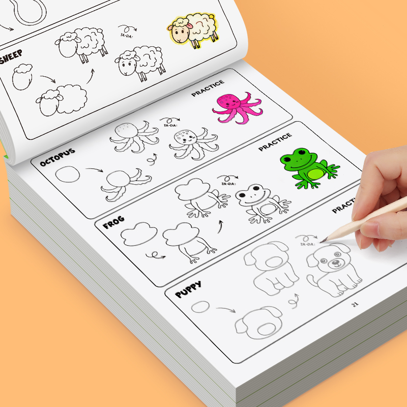 Kids Animal Drawing Book 32 Pa - огляд і ціна Kids Education Drawing