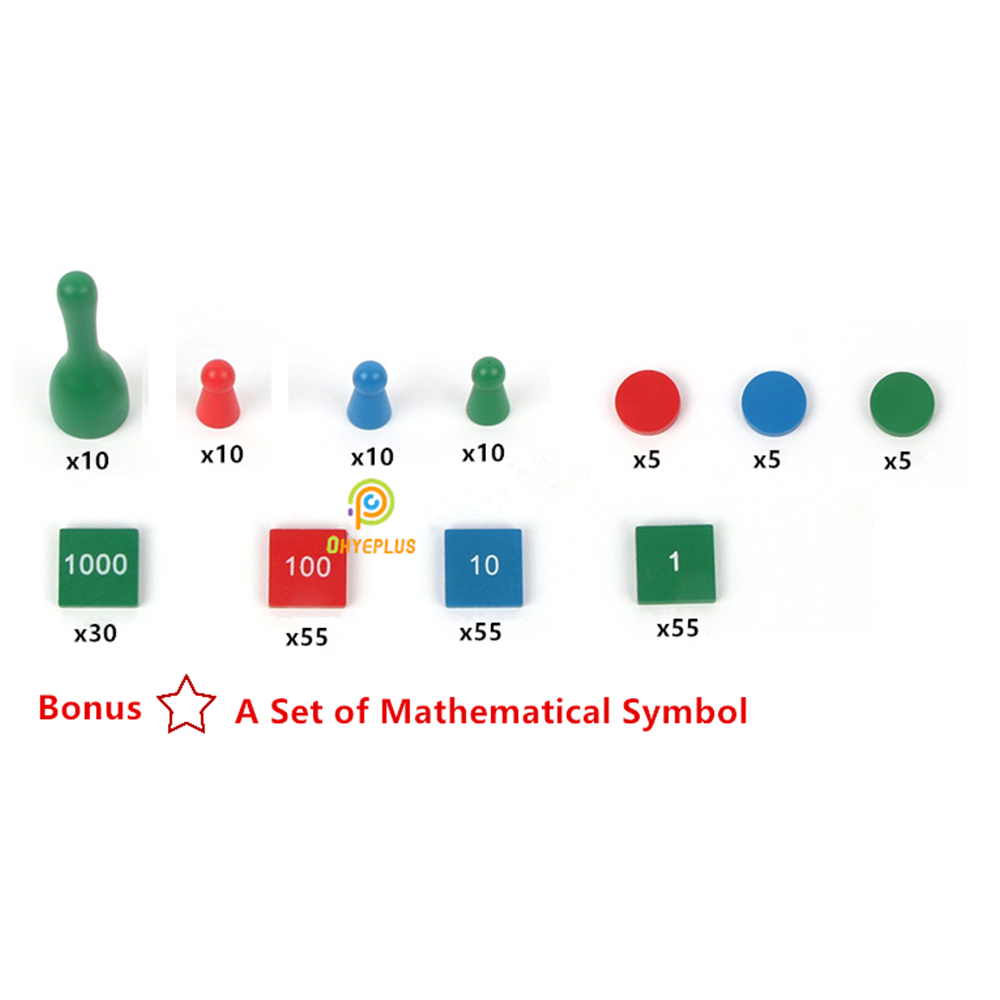 Montessori Math Toys Stamp Gam - огляд і ціна Kids Education Tools