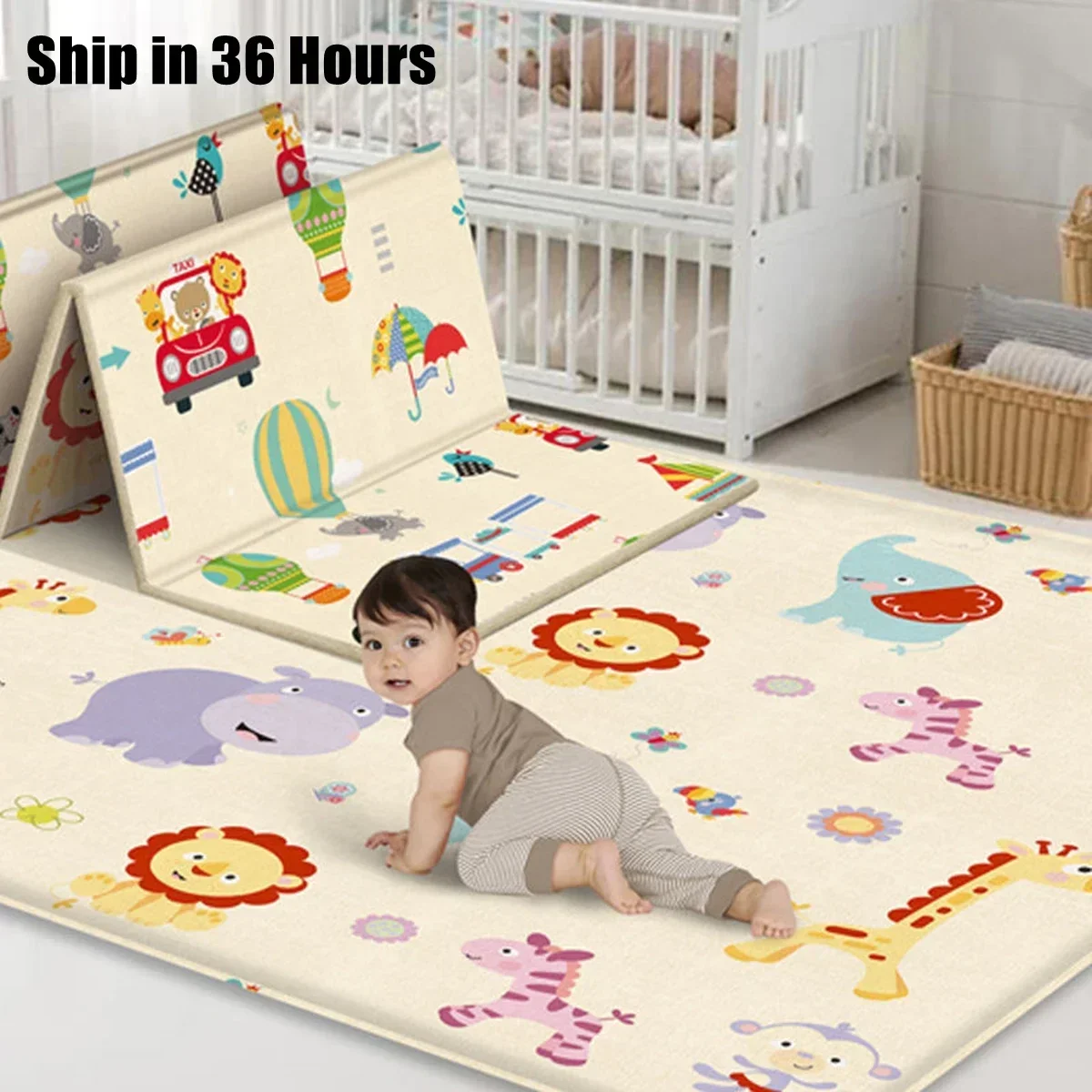 Non-Toxic Foldable Baby Play M - огляд і ціна Kids Education Nursery