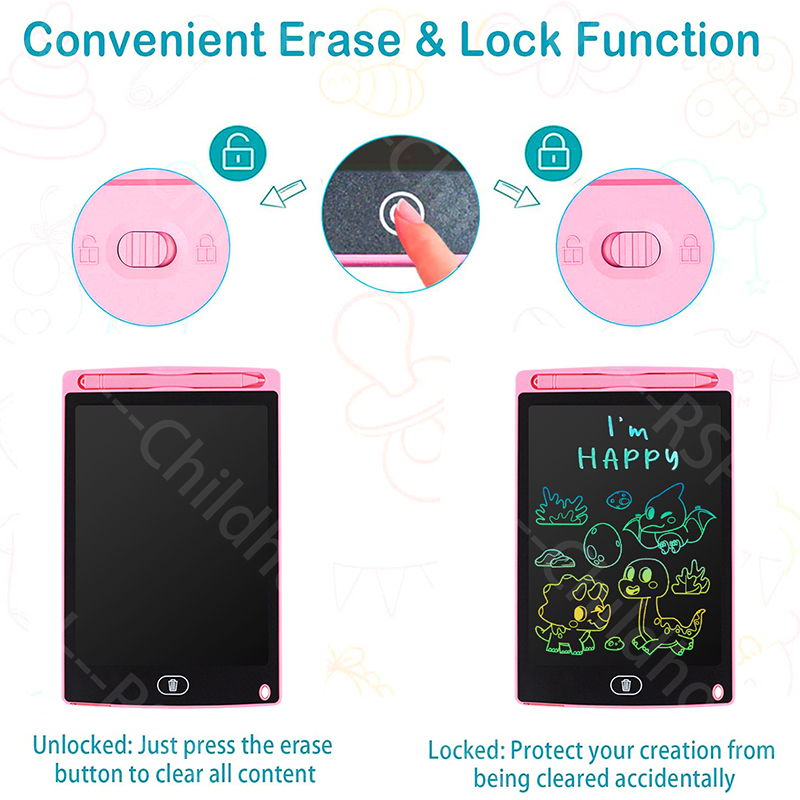 LCD Writing Tablet for Kids, 8 - огляд і ціна Kids Education Tablets