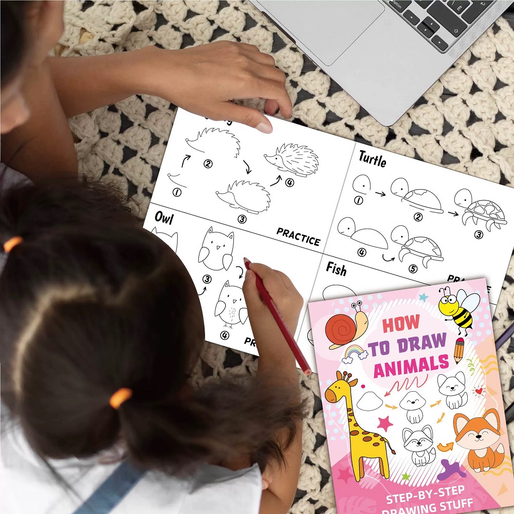 How To Draw Animal Cartoon Ske - огляд і ціна Kids Early Education Books