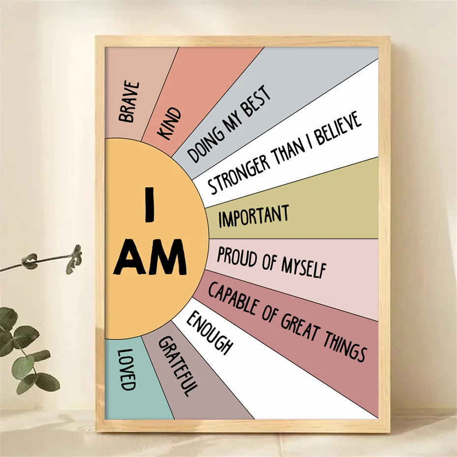 1PCS Educational Sun Colorful  - огляд і ціна Kids Education Quote