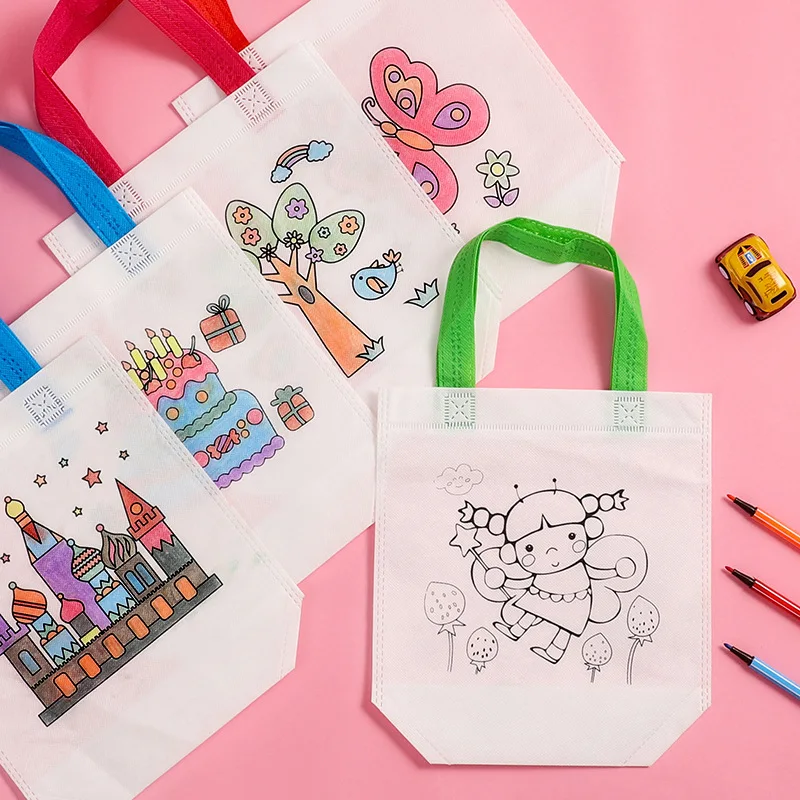 1-10pcs Sets DIY Graffiti Bag  - огляд і ціна Kids Educational Workbooks