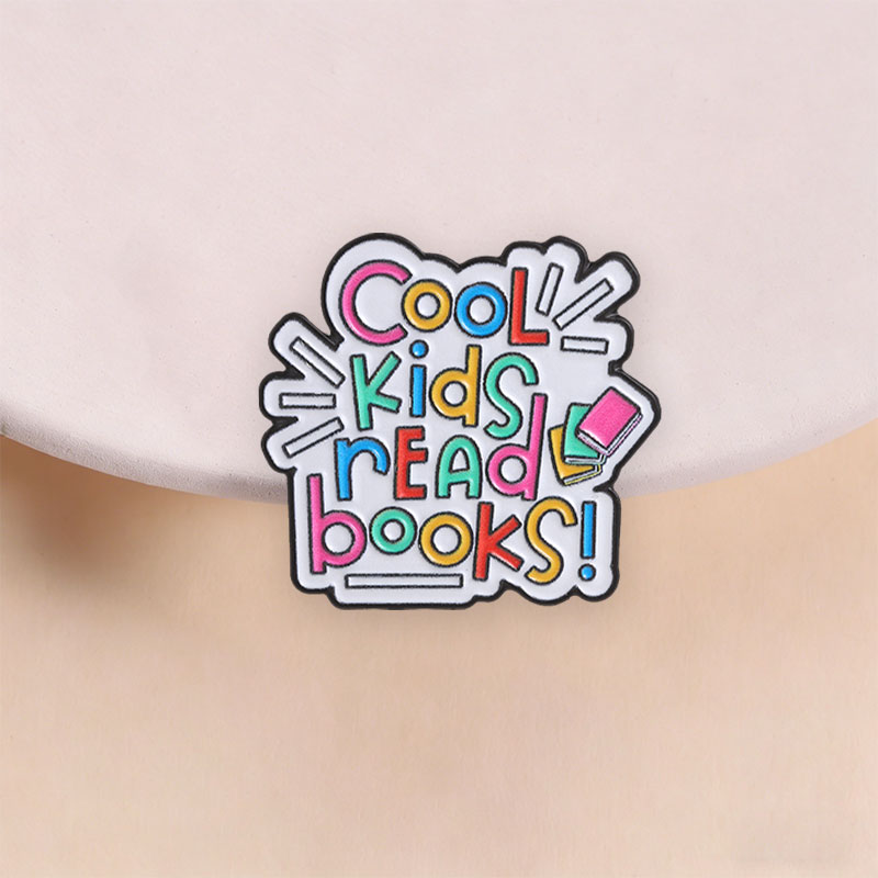Cool Kids Read Books Enamel Pi - огляд і ціна Kids Education Quote