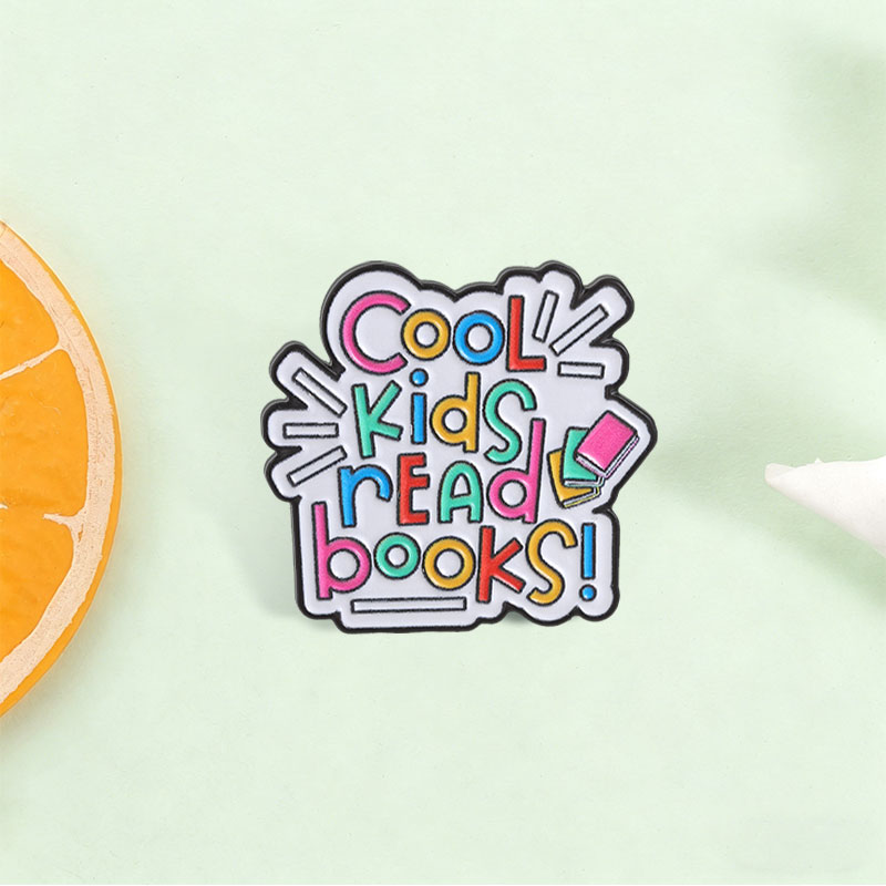 Cool Kids Read Books Enamel Pi - огляд і ціна Kids Education Quote