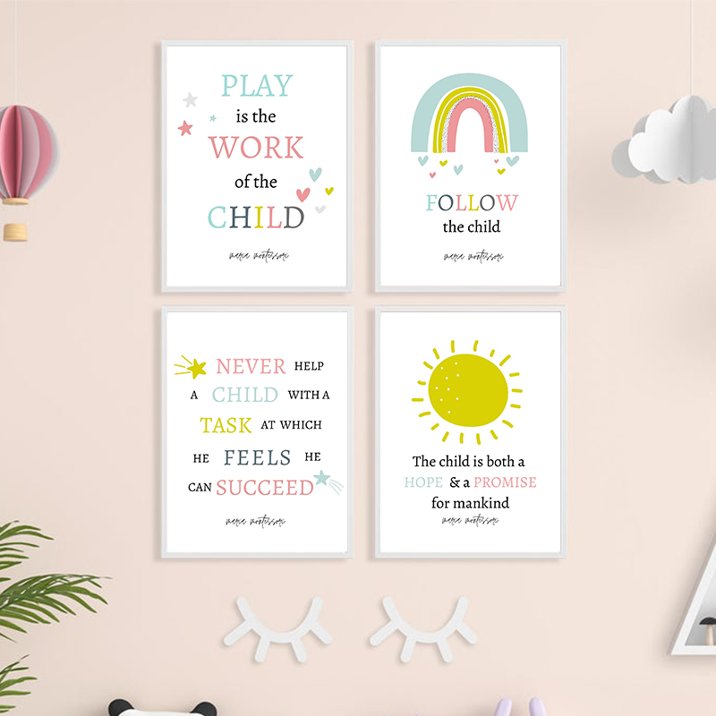 Play is the Work of A Child Qu - огляд і ціна Kids Education Quote