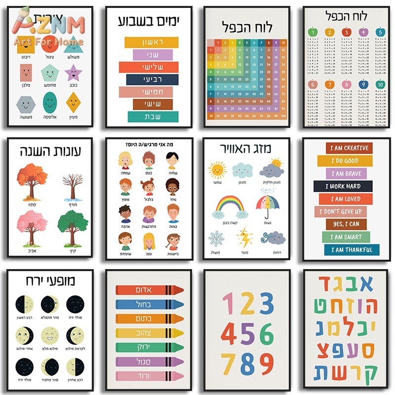 AZNM Hebrew Educational Kids C - огляд і ціна Kids Education Number