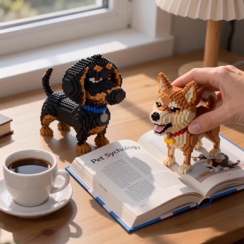 KNEW BUILT Shiba Inu Dogs Mode - огляд і ціна Kids Education Recreation