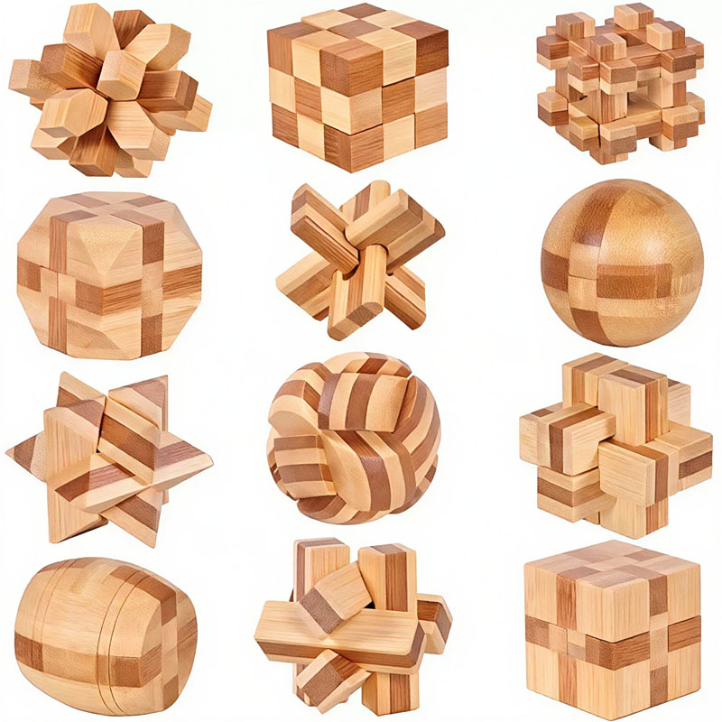 NEW 4.5CM Lu Ban Lock Puzzle B - огляд і ціна Kids Education Yes