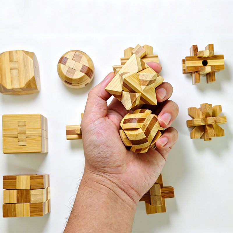 NEW 4.5CM Lu Ban Lock Puzzle B - огляд і ціна Kids Education Yes