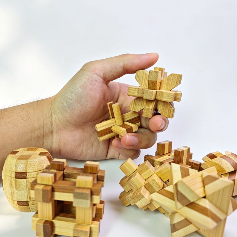 NEW 4.5CM Lu Ban Lock Puzzle B - огляд і ціна Kids Education Yes