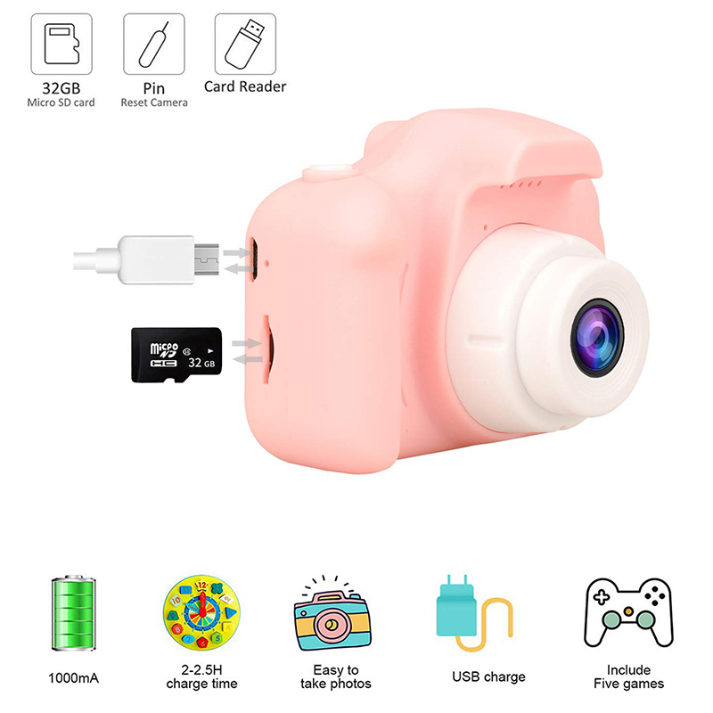 Kids Camera Toys Mini HD Digit - огляд і ціна Kids Education Video