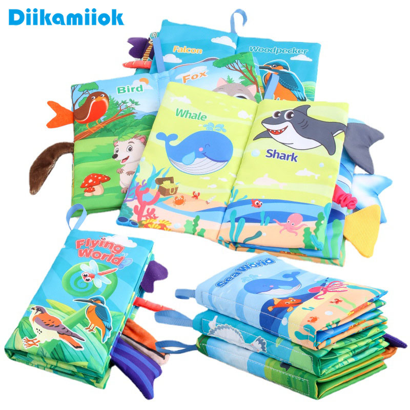 New Baby Cloth Books Visual an - огляд і ціна Kids Early Education Books