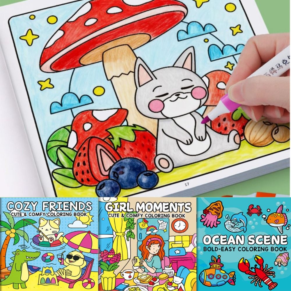 Creative DIY Coloring Book Edu - огляд і ціна Kids Education Drawing