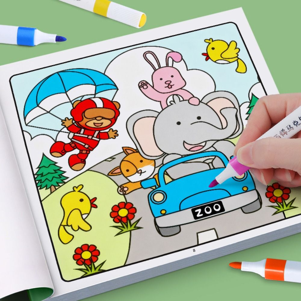 Creative DIY Coloring Book Edu - огляд і ціна Kids Education Drawing