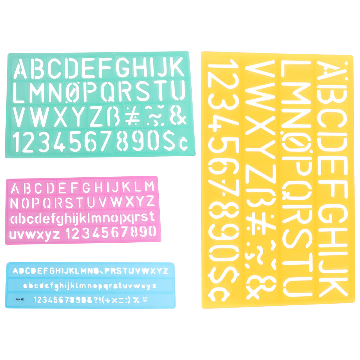 4Pcs Plastic Graffiti Rulers A - огляд і ціна Kids Education Number