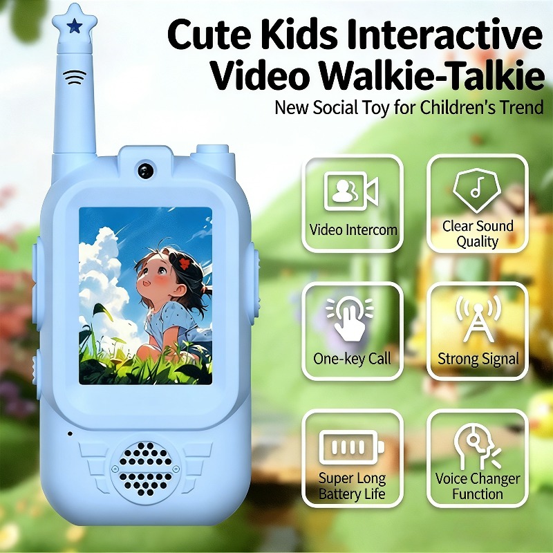 2PC Kids Video Walkie Talkies  - огляд і ціна Kids Education Recreation