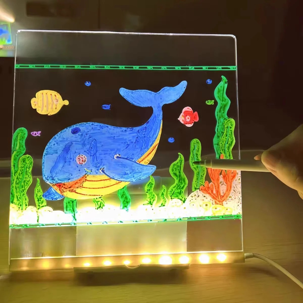 Magic Glow Kids Drawing Board: - огляд і ціна Kids Education Drawing