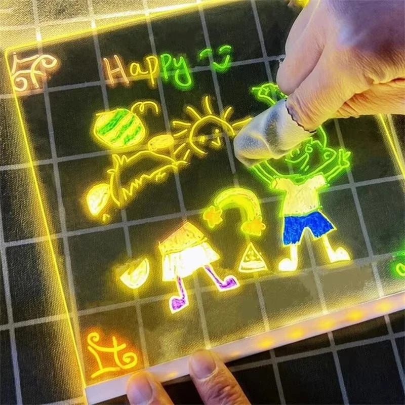 Magic Glow Kids Drawing Board: - огляд і ціна Kids Education Drawing