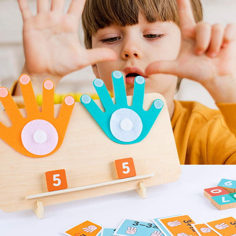 Kids Montessori Toys Wooden Fi - огляд і ціна Kids Education Number