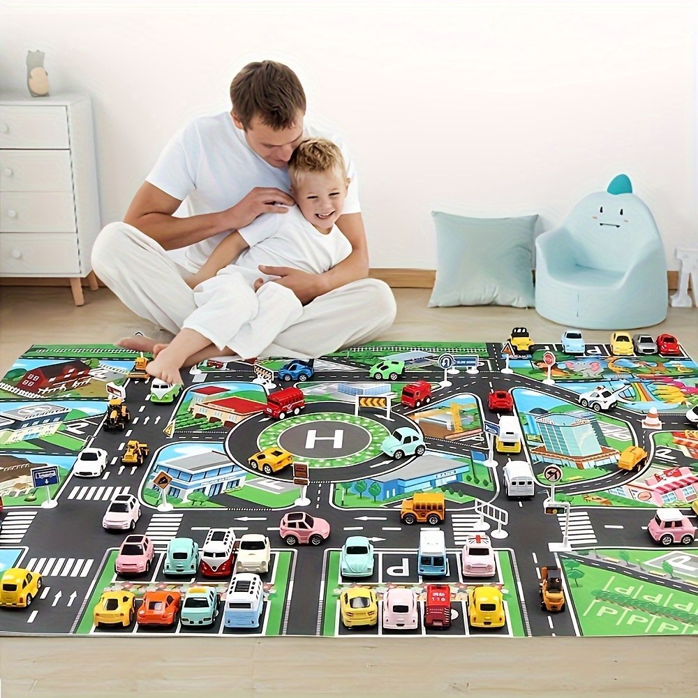 1pc, City Traffic Play Mat, La - огляд і ціна Kids Education Tools