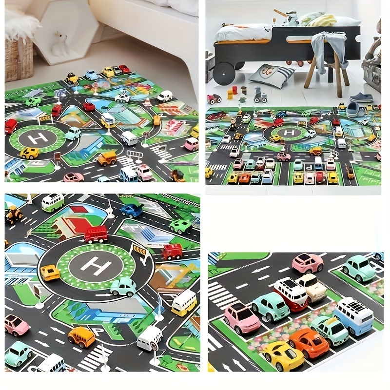 1pc, City Traffic Play Mat, La - огляд і ціна Kids Education Tools