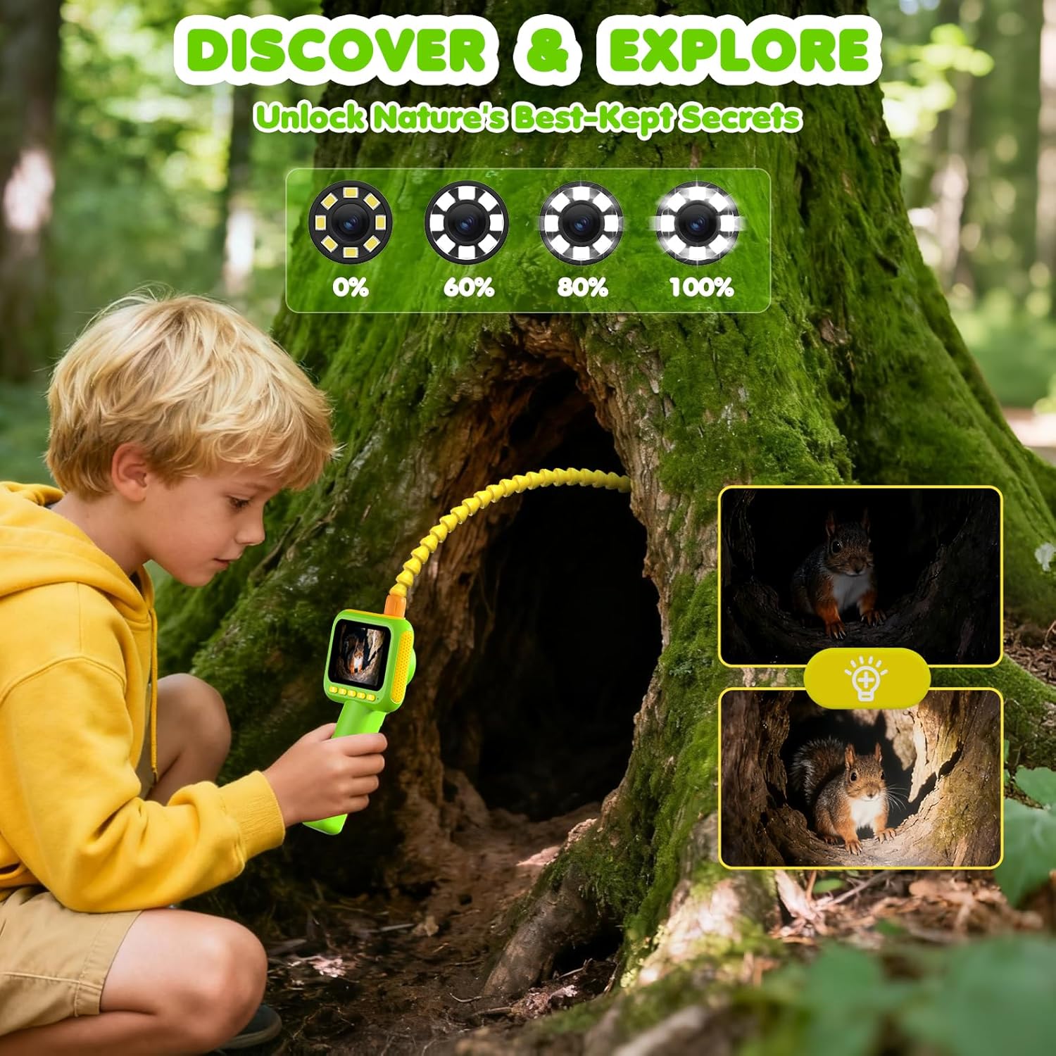 Endoscope for Kids, Borescope  - огляд і ціна Kids Education Yes