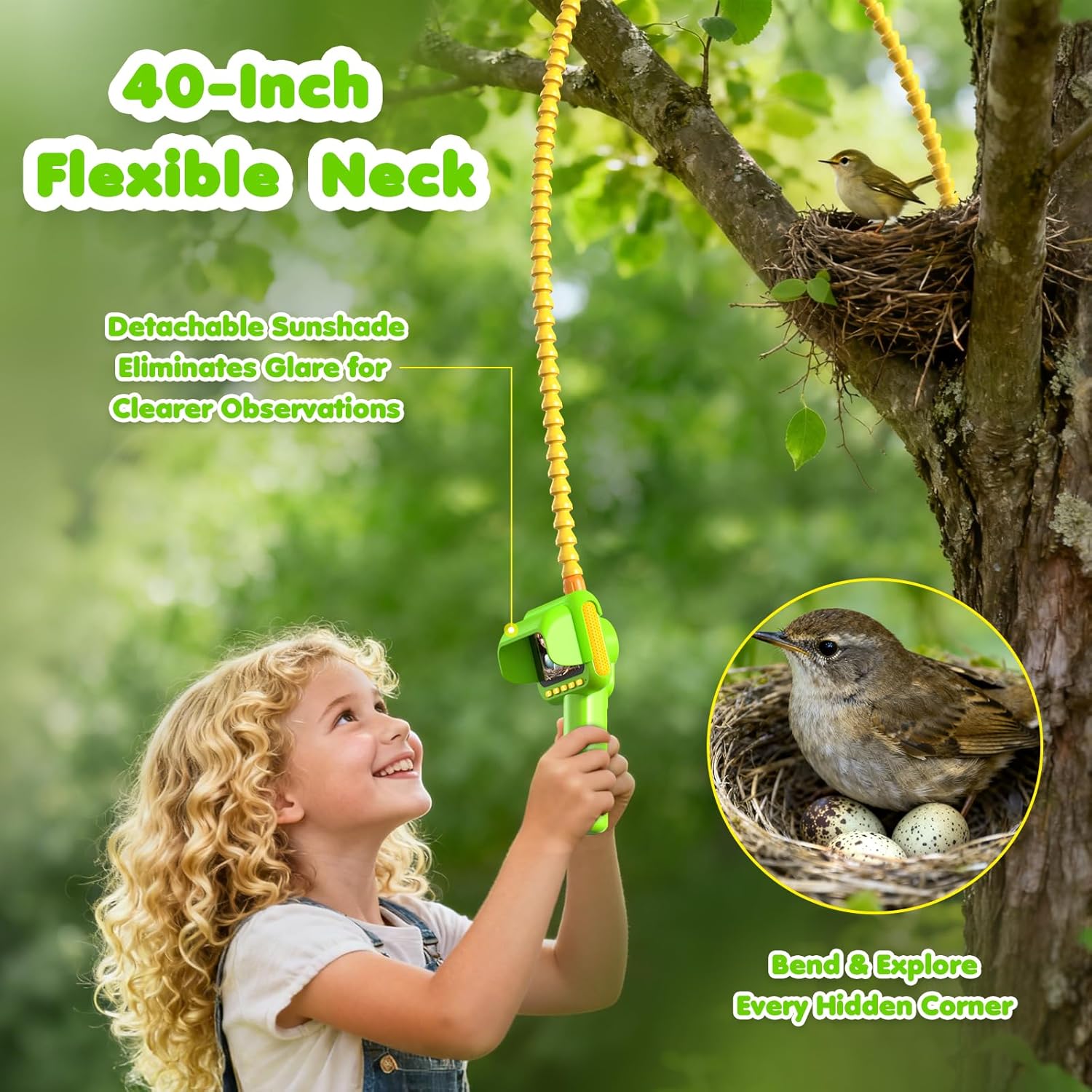 Endoscope for Kids, Borescope  - огляд і ціна Kids Education Yes