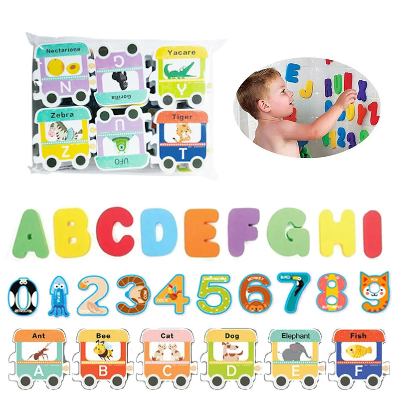 Kids Baby Bath Toys Fun Foam L - огляд і ціна Kids Education Number