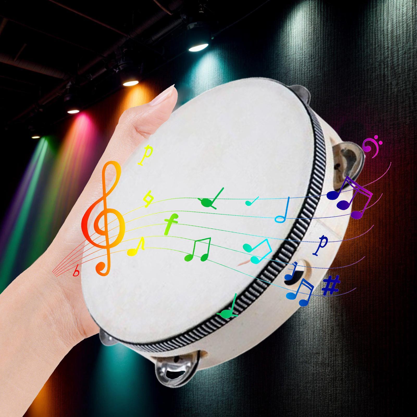 Tambourine For Kids 6 Inch Han - огляд і ціна Kids Education Recreation