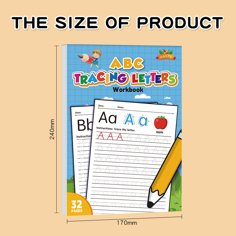26 Alphabet Tracing Letter Wor - огляд і ціна Kids Educational Workbooks