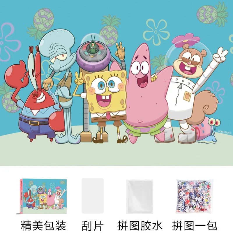 1000 Pieces SpongeBob SquarePa - огляд і ціна Kids Home Education